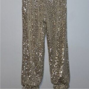 L Golden sequence joggers/jumper/pants